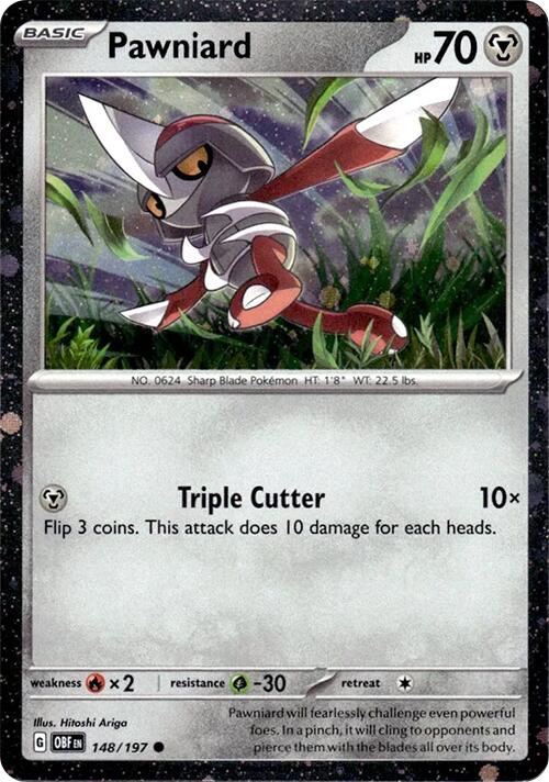 Pawniard (148/197) (Cosmos Holo) [Miscellaneous Cards] Pokémon