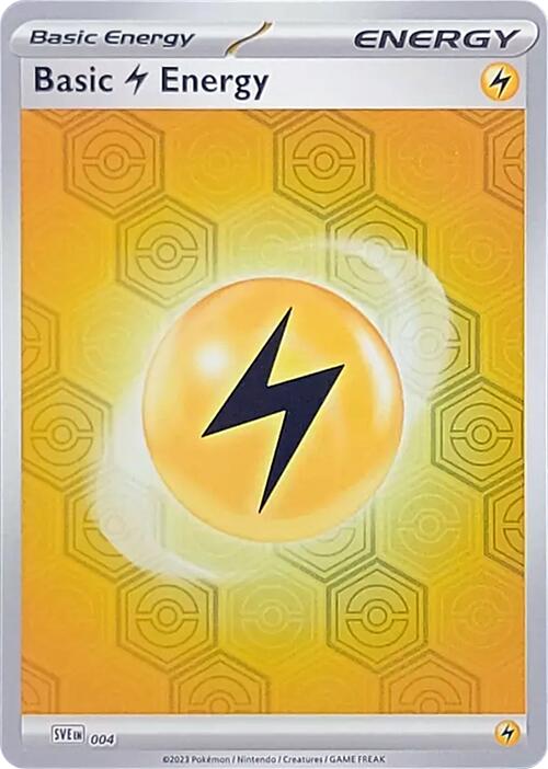 Basic Lightning Energy (004) [Scarlet & Violet: Shrouded Fable] Pokémon