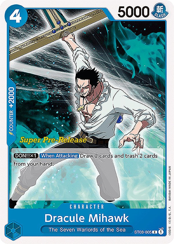 Dracule Mihawk [Super Pre-Release Starter Deck: The Seven Warlords of the Sea] Bandai