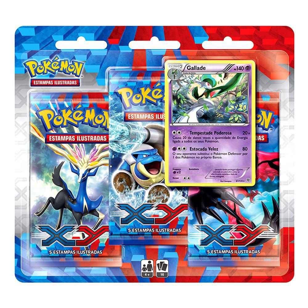 XY - 3 Pack Blister (Gallade) Pokémon