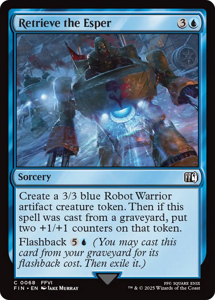 Retrieve the Esper [FINAL FANTASY] Magic: The Gathering