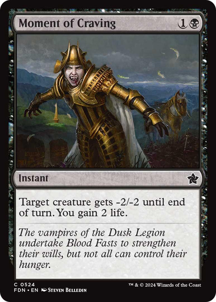 Moment of Craving [Foundations] Magic: The Gathering