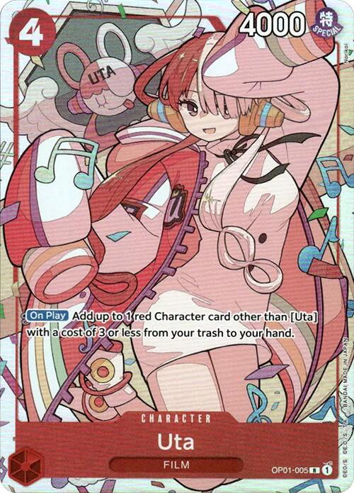 Uta (OP01-005) (Premium Card Collection -Uta-) [One Piece Promotion Cards] Bandai