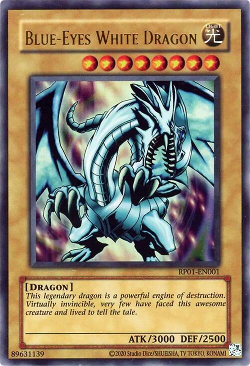 Blue-Eyes White Dragon [RP01-EN001] Ultra Rare Yu-Gi-Oh!