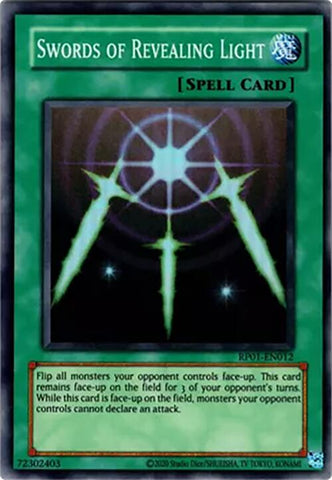 Swords of Revealing Light [RP01-EN012] Super Rare Yu-Gi-Oh!