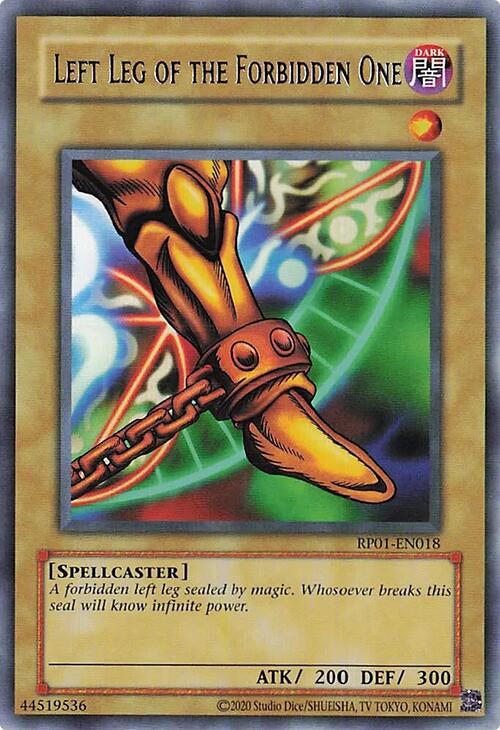 Left Leg of the Forbidden One [RP01-EN018] Rare Yu-Gi-Oh!