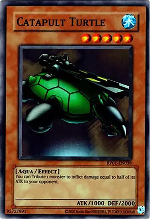 Catapult Turtle [RP01-EN038] Super Rare Yu-Gi-Oh!