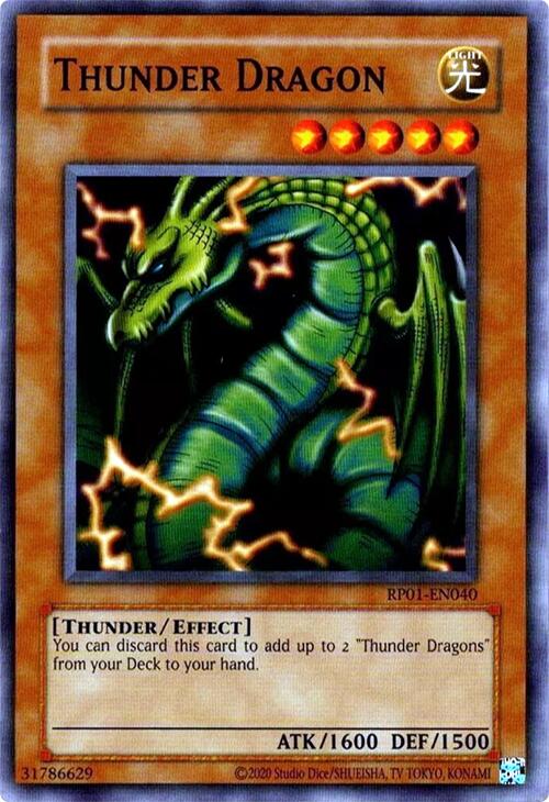Thunder Dragon [RP01-EN040] Common Yu-Gi-Oh!