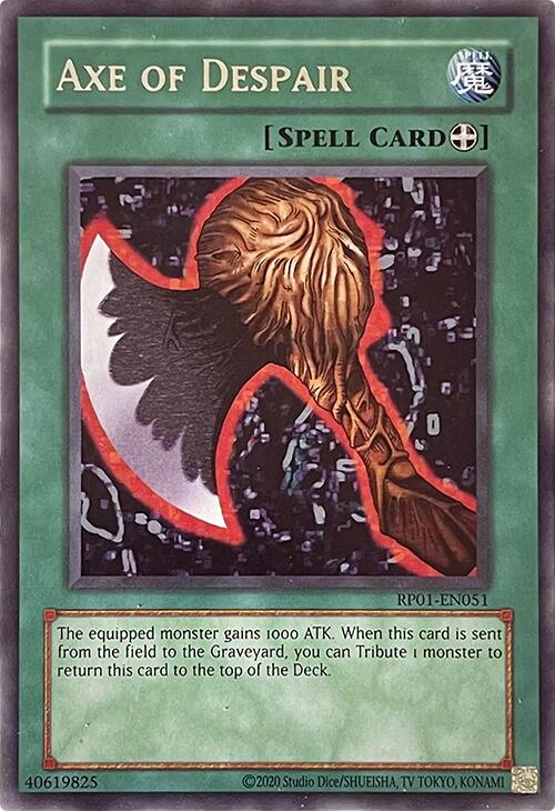 Axe of Despair [RP01-EN051] Rare Yu-Gi-Oh!