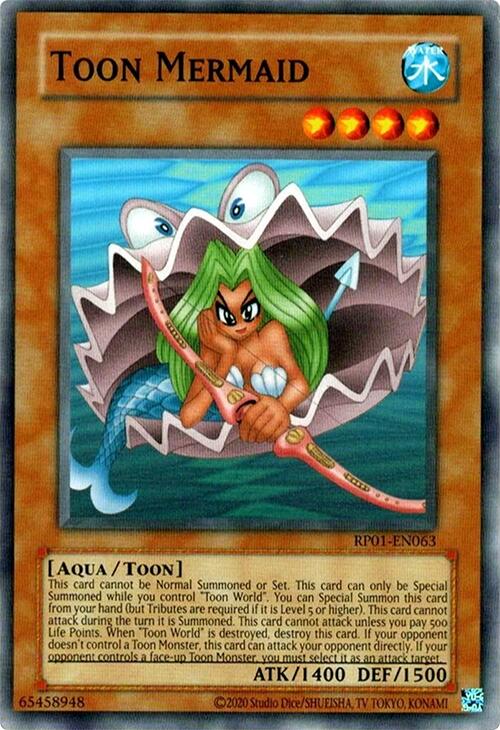 Toon Mermaid [RP01-EN063] Common Yu-Gi-Oh!
