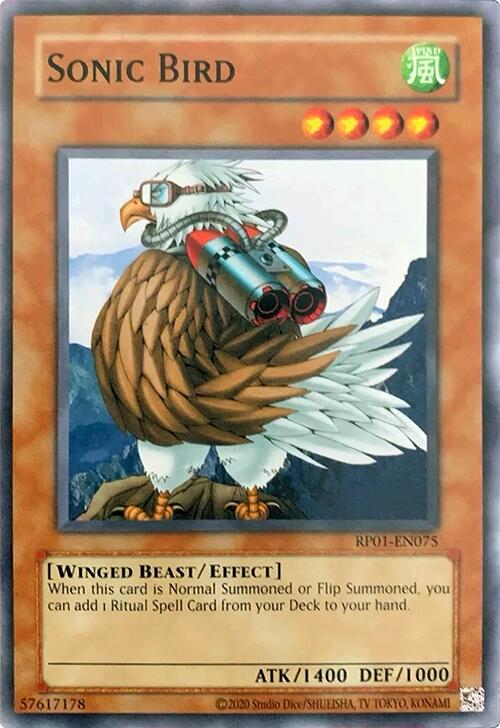 Sonic Bird [RP01-EN075] Common Yu-Gi-Oh!
