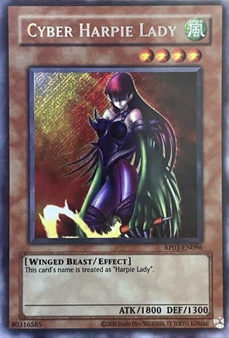 Cyber Harpie Lady [RP01-EN096] Secret Rare Yu-Gi-Oh!