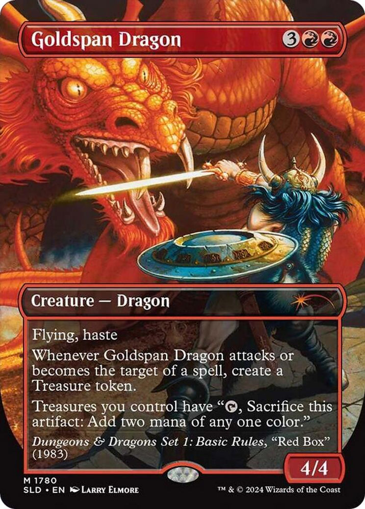 Goldspan Dragon [Secret Lair Drop Series] Magic: The Gathering