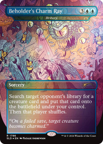 Beholder's Charm Ray - Bribery (Rainbow Foil) [Secret Lair Drop Series] Magic: The Gathering