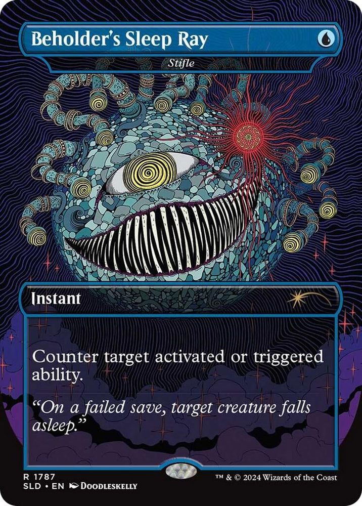 Beholder's Sleep Ray - Stifle [Secret Lair Drop Series] Magic: The Gathering