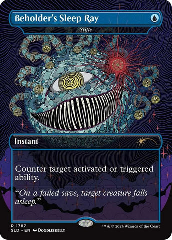 Beholder's Sleep Ray - Stifle [Secret Lair Drop Series] Magic: The Gathering