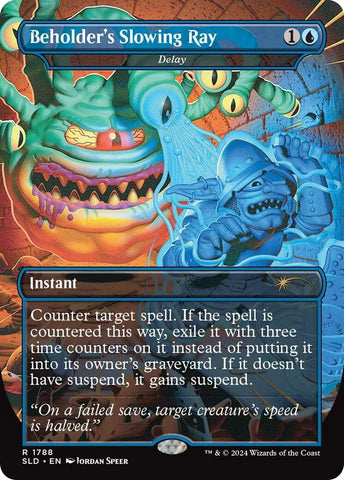 Beholder's Slowing Ray - Delay [Secret Lair Drop Series] Magic: The Gathering