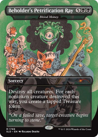Beholder's Petrification Ray - Blood Money [Secret Lair Drop Series] Magic: The Gathering