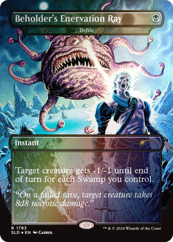 Beholder's Enervation Ray - Defile (Rainbow Foil) [Secret Lair Drop Series] Magic: The Gathering