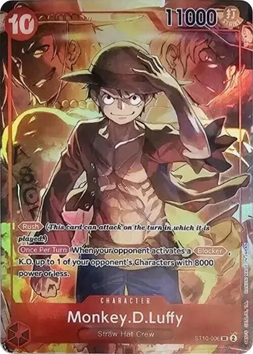 Monkey.D.Luffy (Treasure Booster Set) [One Piece Promotion Cards] Bandai