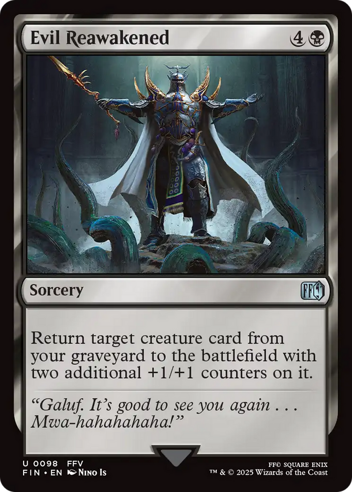 Evil Reawakened [FINAL FANTASY] Magic: The Gathering