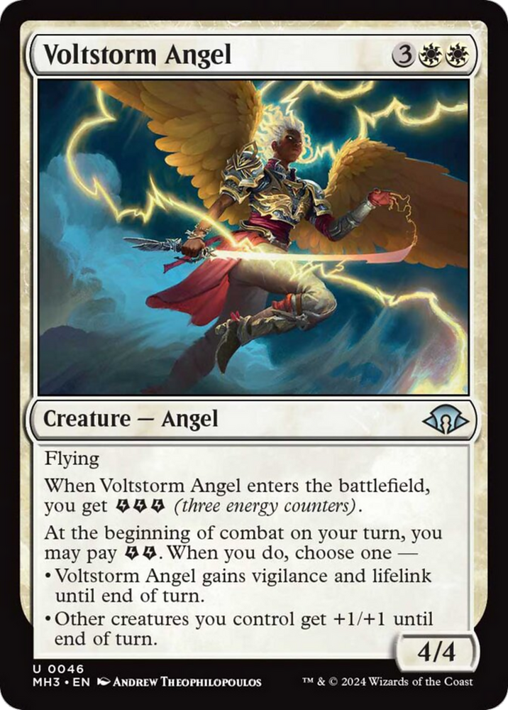 Voltstorm Angel [Modern Horizons 3] Magic: The Gathering