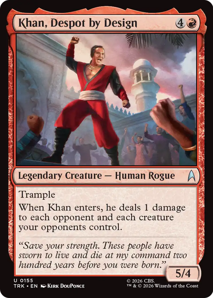Khan, Despot by Design [Star Trek] Magic: The Gathering