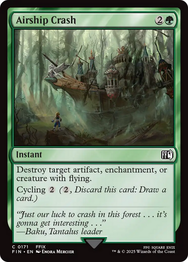 Airship Crash [FINAL FANTASY] Magic: The Gathering