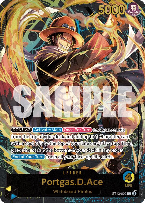Portgas.D.Ace (Premium Card Collection -Leader Collection-) [One Piece Promotion Cards] Bandai