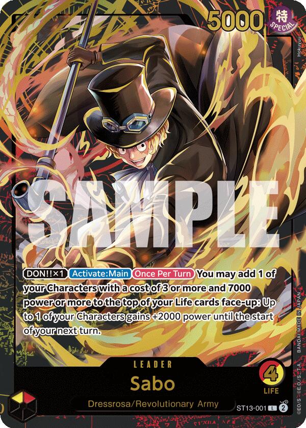 Sabo (Premium Card Collection -Leader Collection-) [One Piece Promotion Cards] Bandai