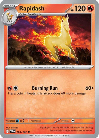 Rapidash (020/142) [Scarlet & Violet: Stellar Crown]