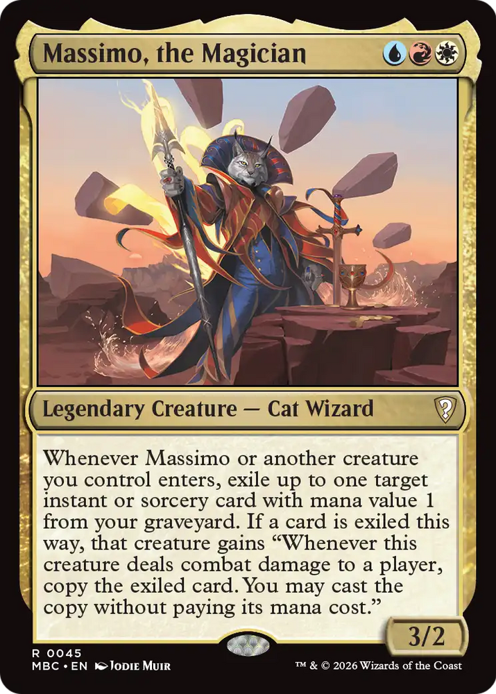 Massimo, the Magician [Mystery Booster: Commander Edition] Magic: The Gathering