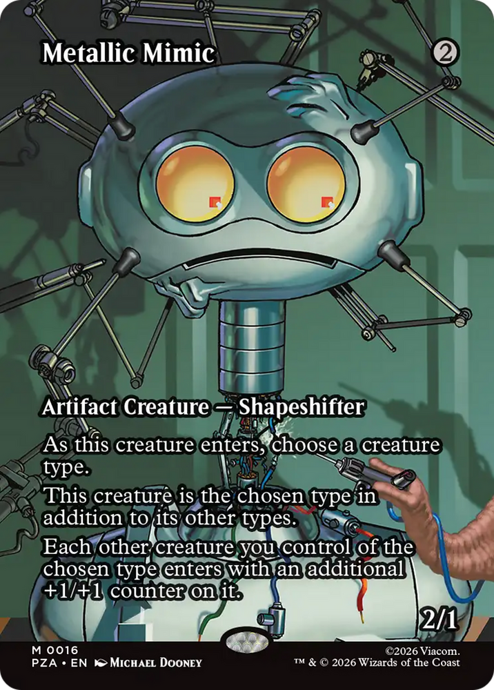 Metallic Mimic (Borderless) [Teenage Mutant Ninja Turtles Eternal-Legal] Magic: The Gathering