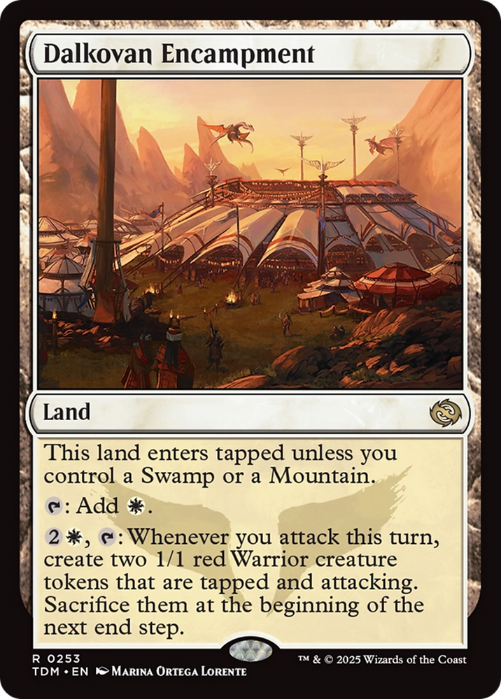 Dalkovan Encampment [Tarkir: Dragonstorm] Magic: The Gathering