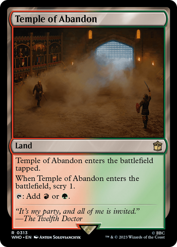 Temple of Abandon [Doctor Who] Magic: The Gathering