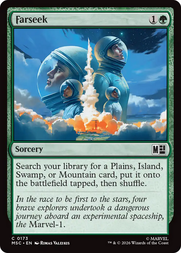 Farseek (0173) (Surge Foil) [Marvel Super Heroes Commander] Magic: The Gathering