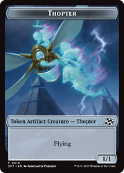 Goblin // Thopter (0010) Double-Sided Token [Aetherdrift Tokens] Magic: The Gathering