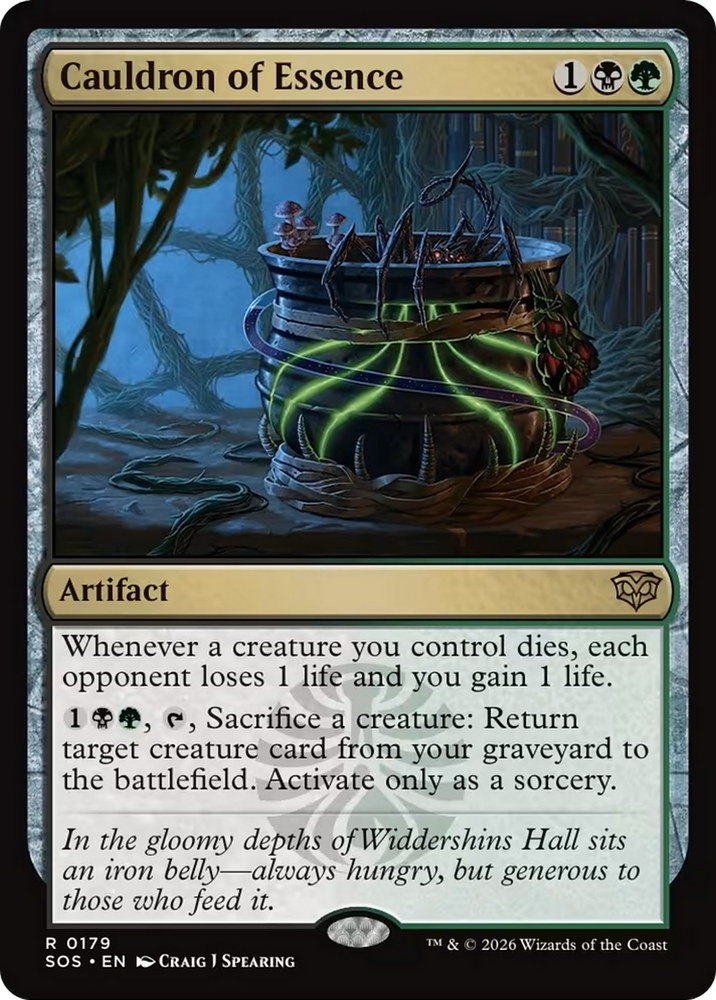 Cauldron of Essence [Secrets of Strixhaven] Magic: The Gathering