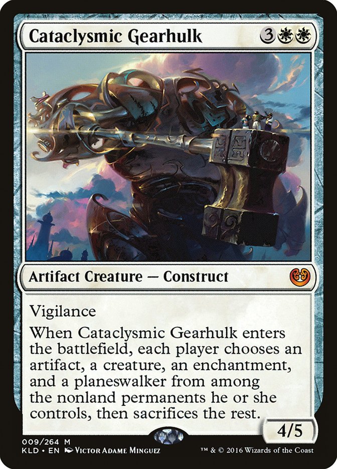 Cataclysmic Gearhulk [Kaladesh] Magic: The Gathering