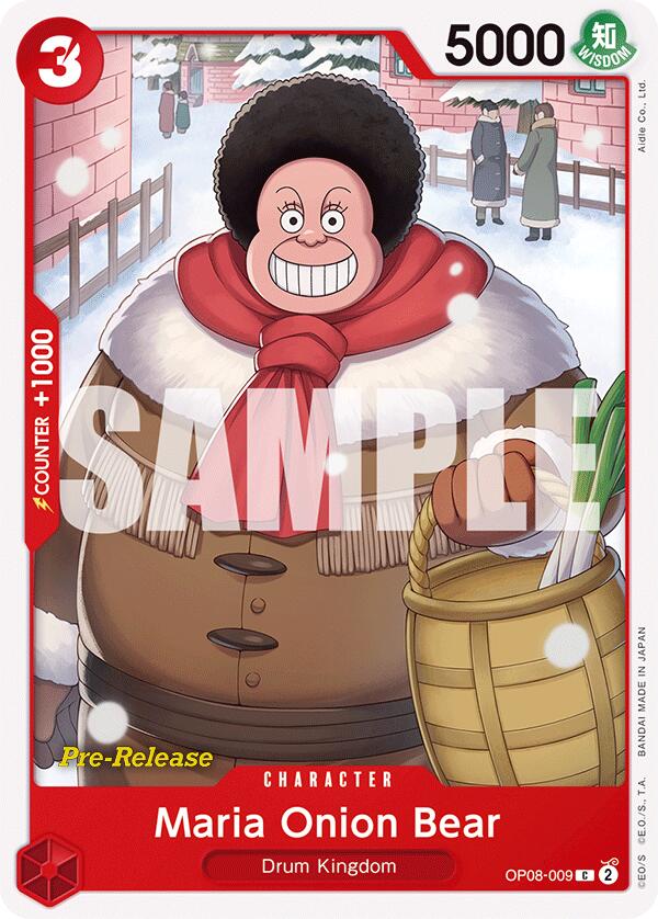 Maria Onion Bear [Two Legends Pre-Release Cards] Bandai