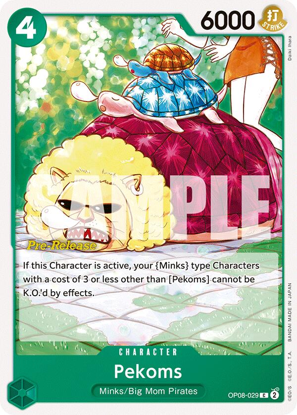 Pekoms [Two Legends Pre-Release Cards] Bandai
