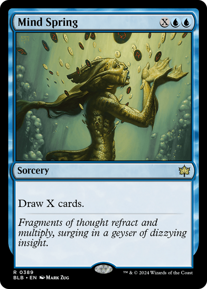 Mind Spring [Bloomburrow] Magic: The Gathering