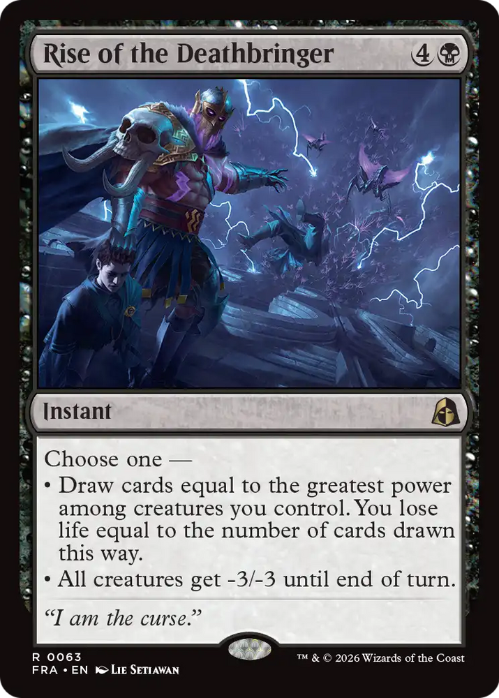 Rise of the Deathbringer [Reality Fracture] Magic: The Gathering