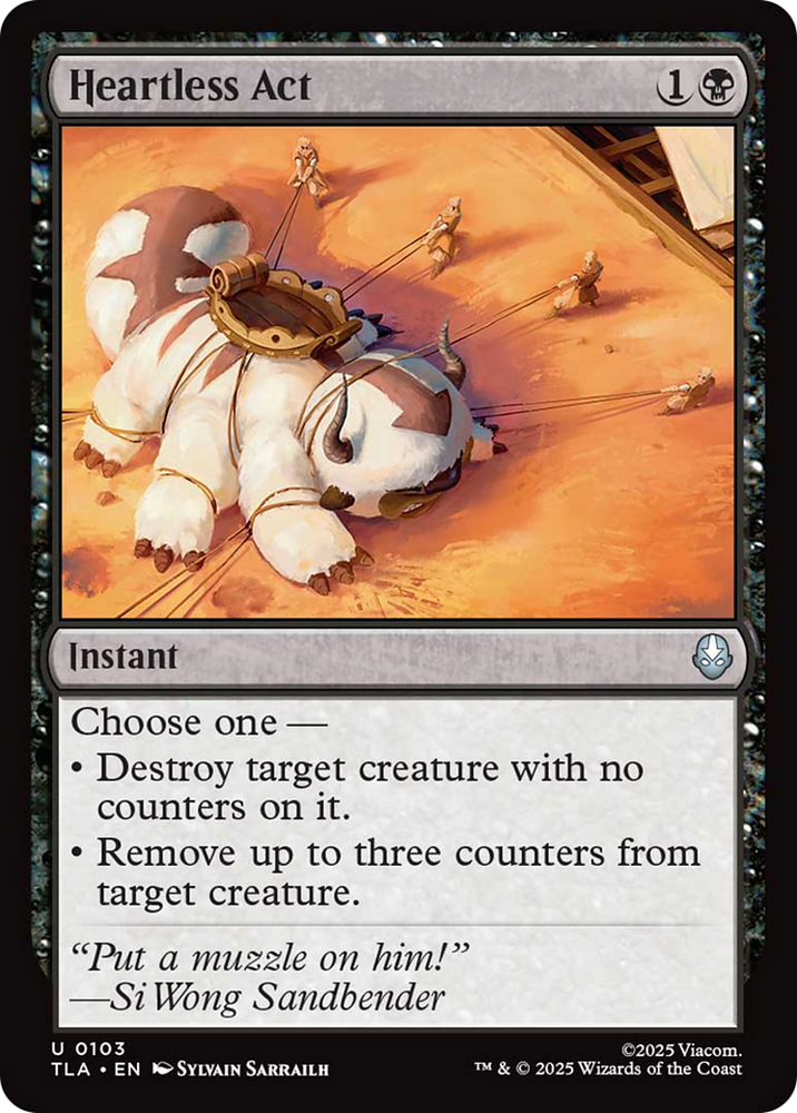 Heartless Act [Avatar: The Last Airbender] Magic: The Gathering