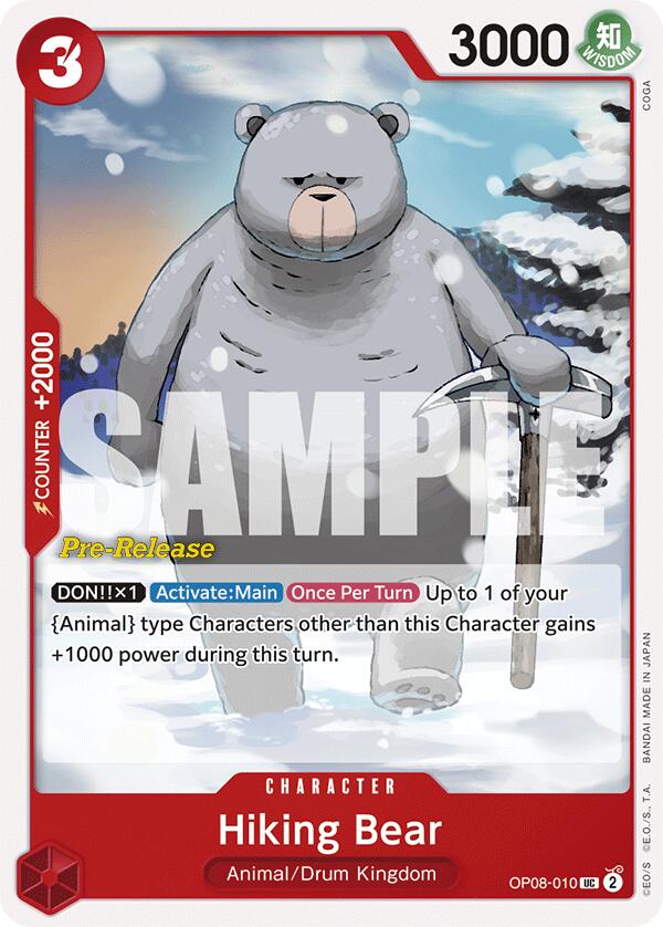 Hiking Bear [Two Legends Pre-Release Cards] Bandai