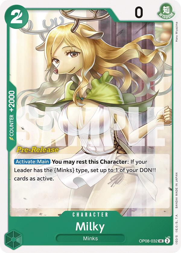 Milky [Two Legends Pre-Release Cards] Bandai