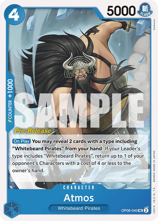 Atmos [Two Legends Pre-Release Cards] Bandai