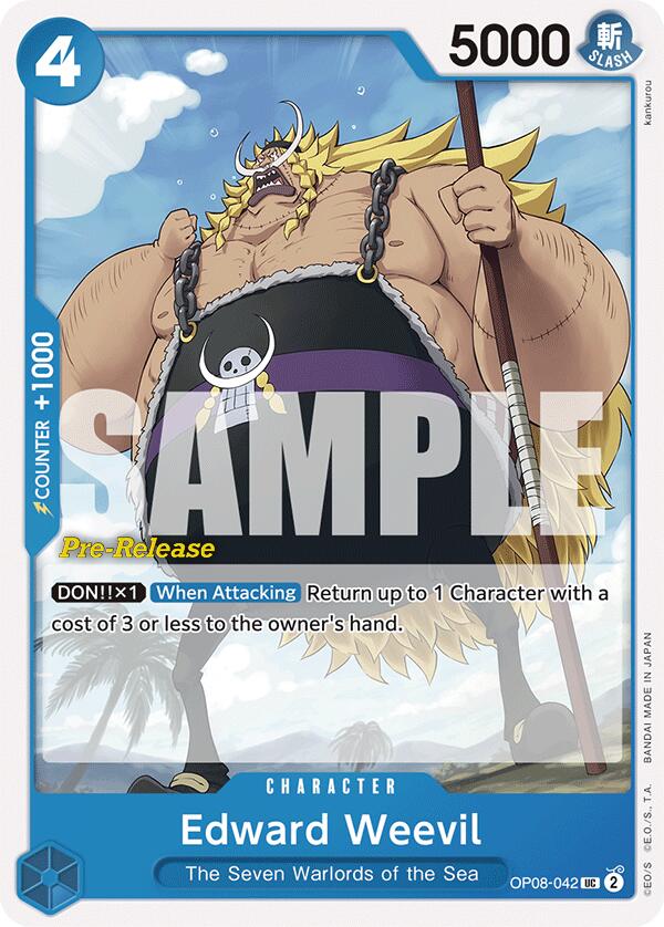 Edward Weevil [Two Legends Pre-Release Cards] Bandai