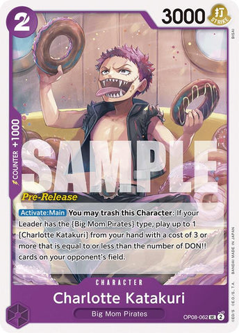 Charlotte Katakuri [Two Legends Pre-Release Cards] Bandai