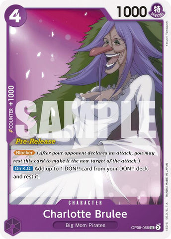 Charlotte Brulee [Two Legends Pre-Release Cards] Bandai